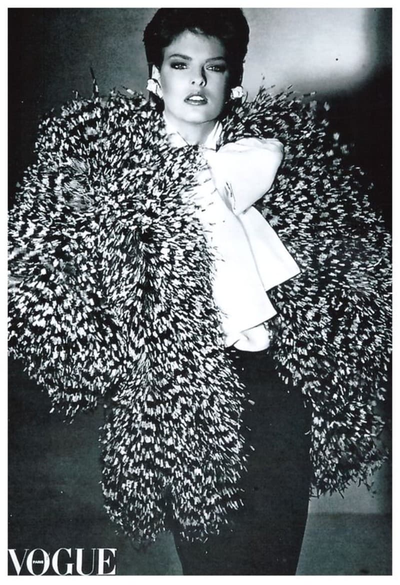 Linda Evangelista in André Laug for Vogue Magazine.