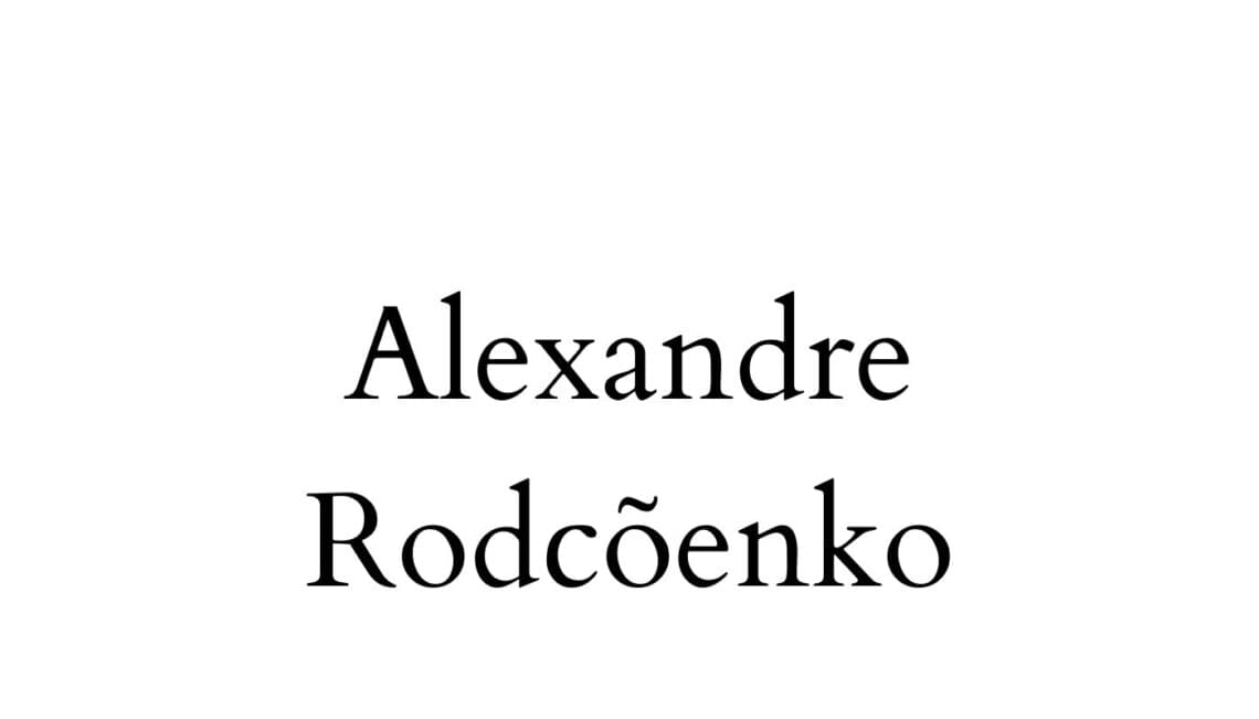 Alexandre Rodcõenko