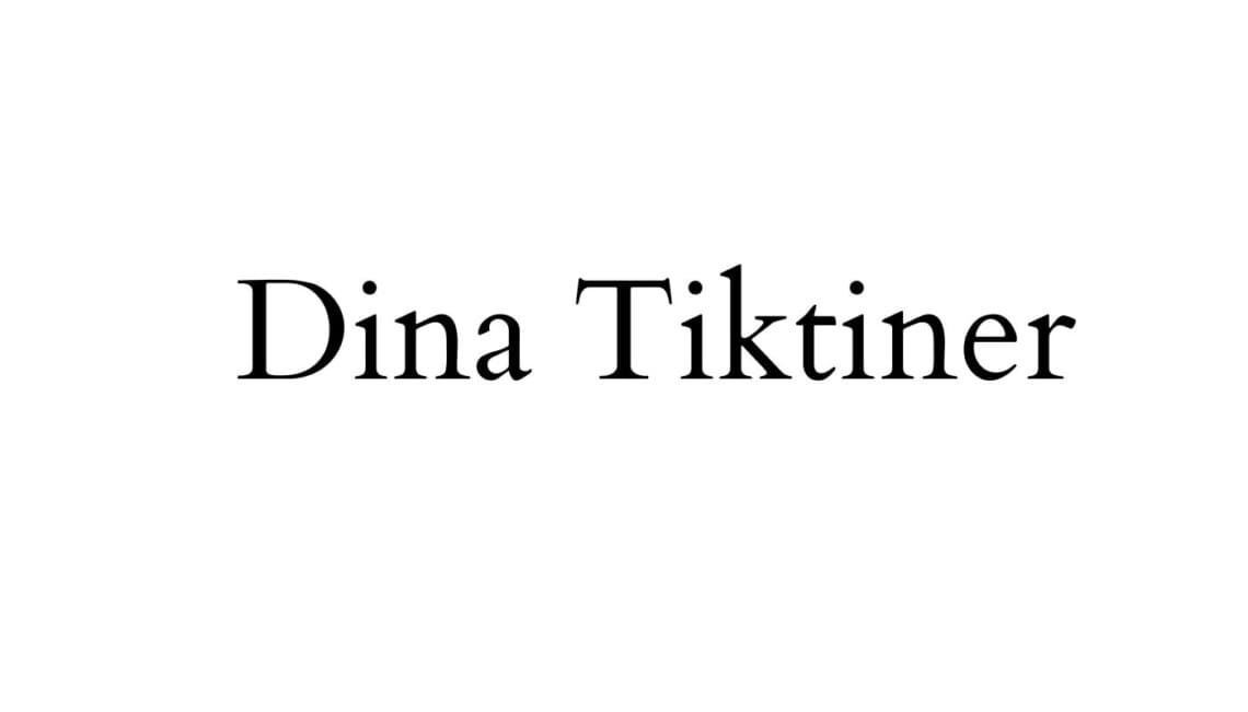 Dina Tiktiner