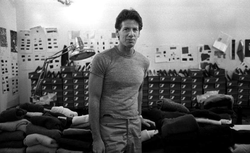 1980, Calvin Klein nel suo studio