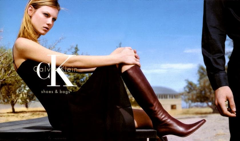 Calvin Klein Campagna calzature-borse 2000