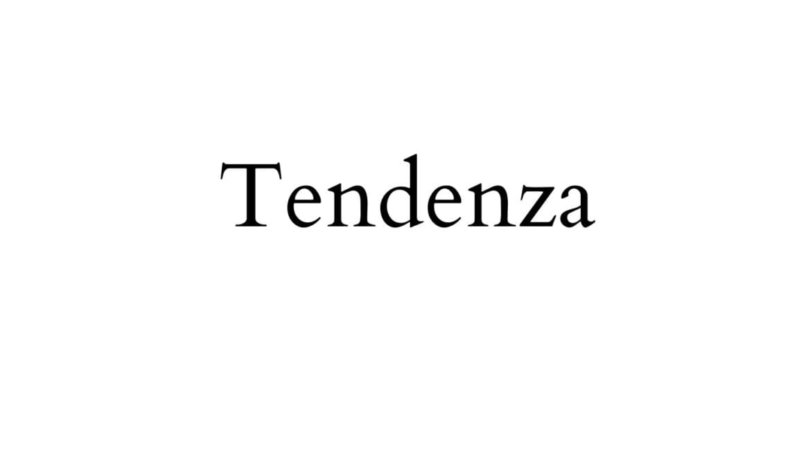 Tendenza