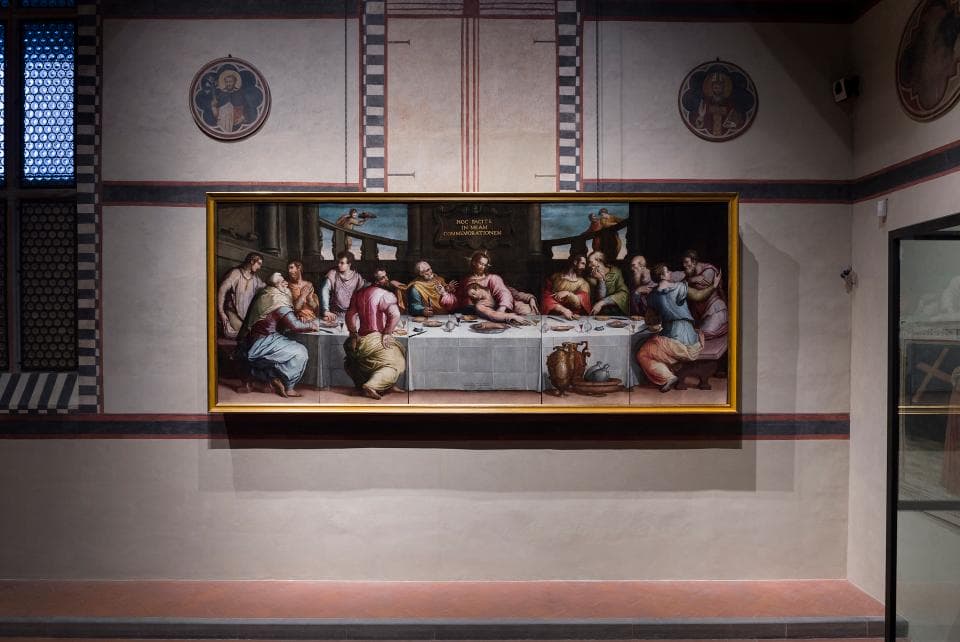 Dizionario della Moda Mame: Prada. L'Ultima Cena di Giorgio Vasari.
