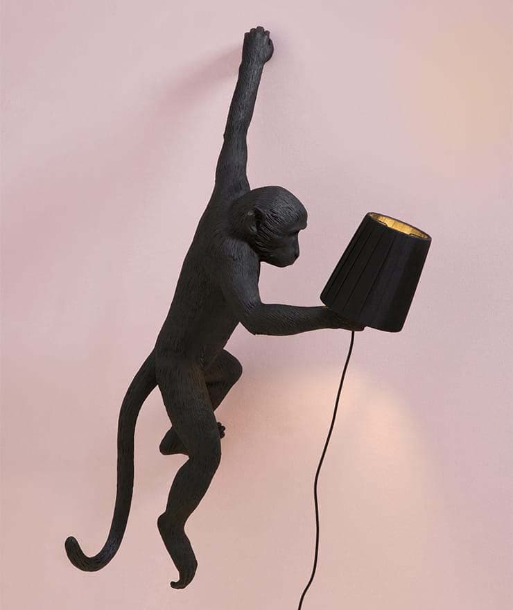 Dizionario della Moda Mame: Seletti. Monkey lamp, by Marcantonio Raimondi Malerba