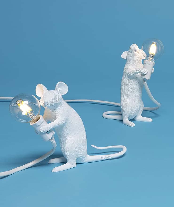 Dizionario della Moda Mame: Seletti. Mouse lamp, by Marcantonio Raimondi Malerba