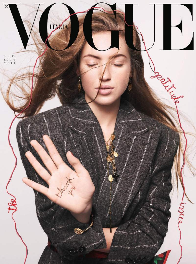 Lila Moss by David Sims per Vogue Italia Dicembre 2020