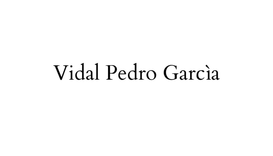 Vidal Pedro Garcìa