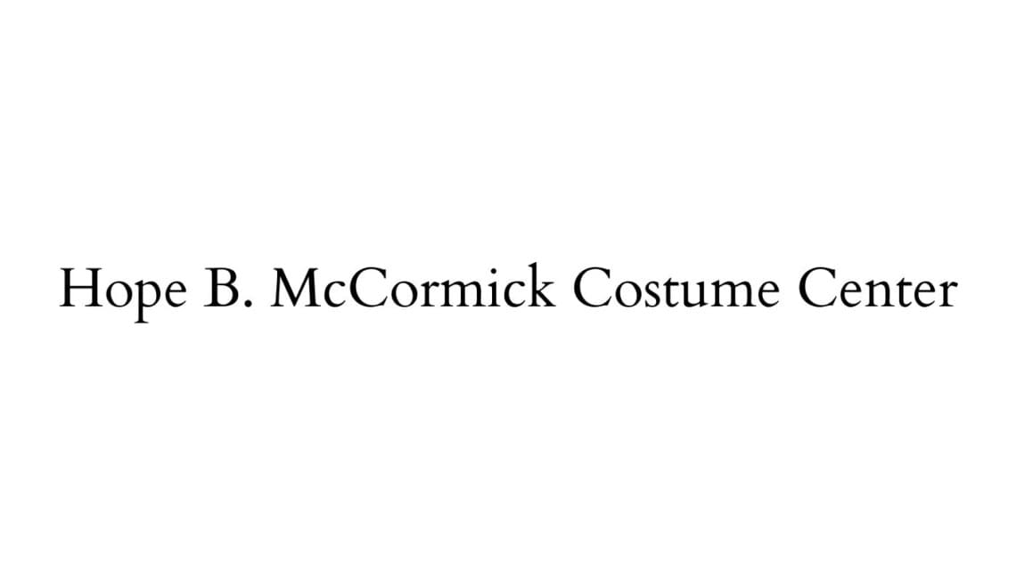 Hope B. McCormick Costume Center